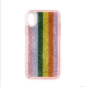 NWT Glitter Bomb iPhone X case